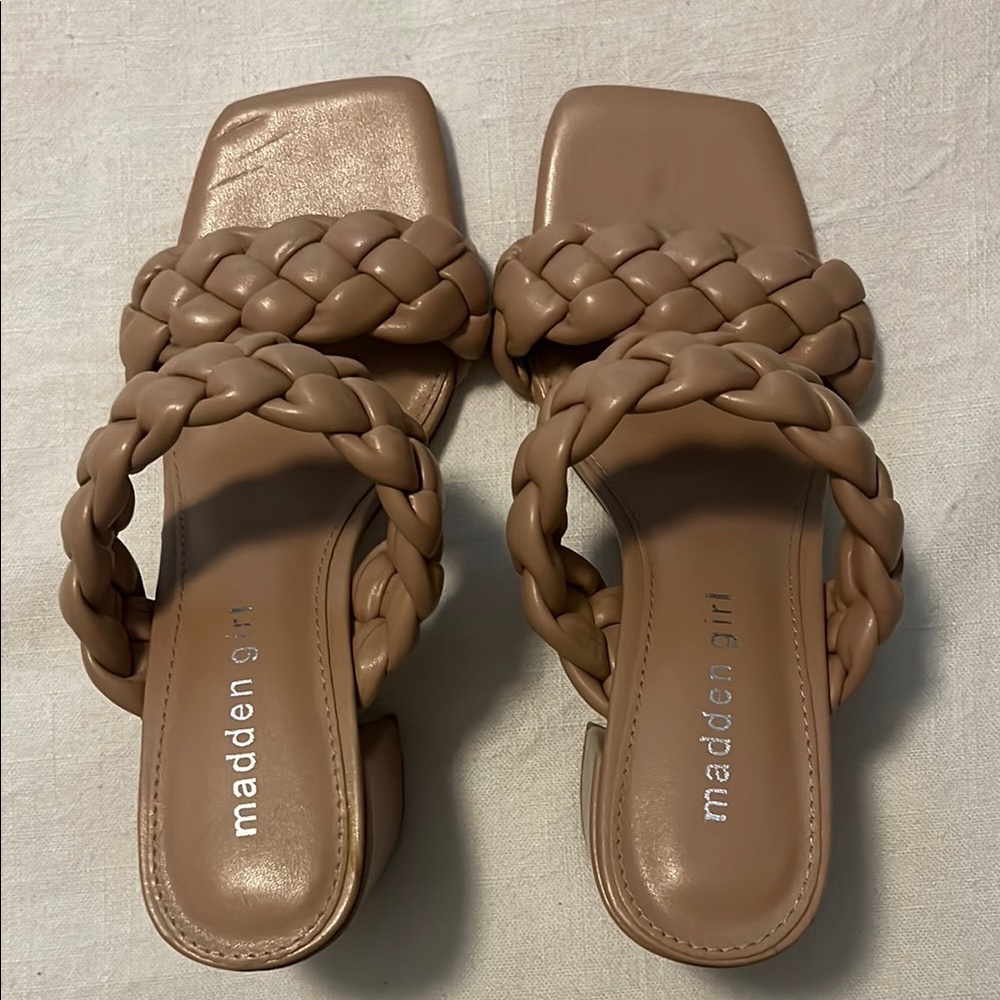Madden Girl Braided Heels